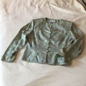 VTG! Adrianna Papell SILK jacket/skirt set!